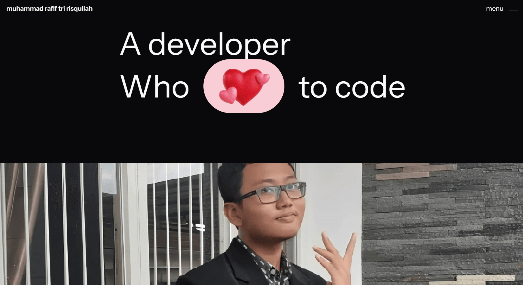Image of Personal Portfolio Website